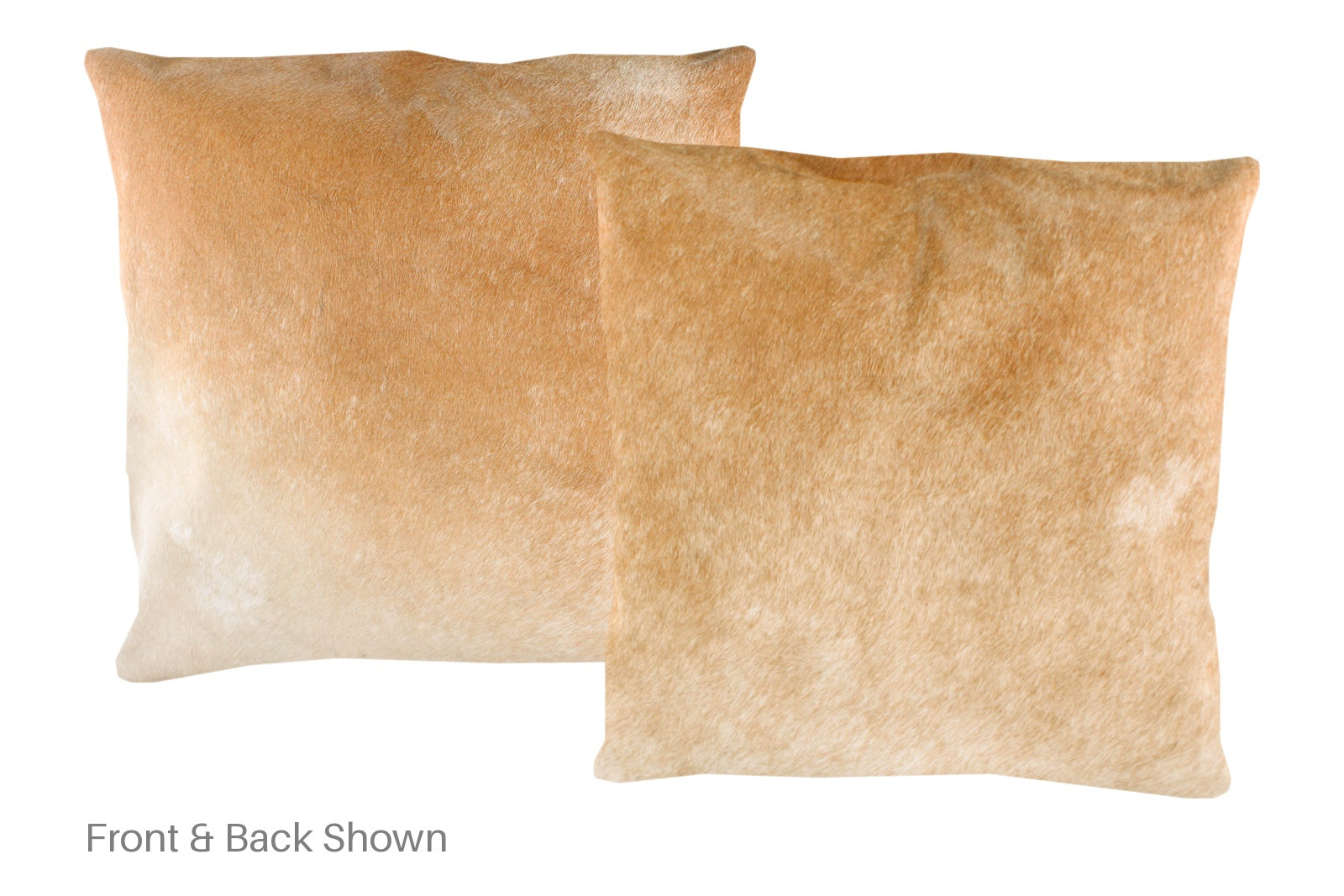 Beige Cowhide Pillow #A50230