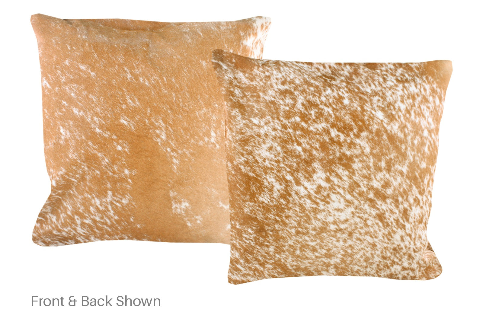 Salt and Pepper Brown Cowhide Pillow #A50237
