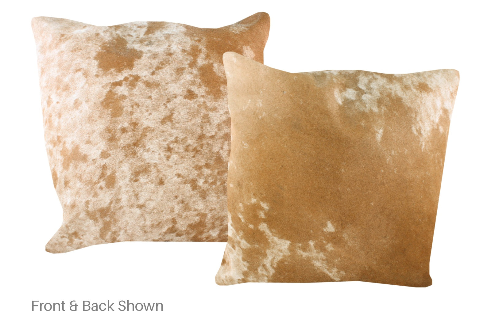 Salt and Pepper Brown Cowhide Pillow #A50239