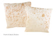 Salt and Pepper Brown Cowhide Pillow 20x20 #A50241 by Hudson Hides