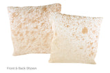 Salt and Pepper Brown Cowhide Pillow 20x20 #A50241 by Hudson Hides
