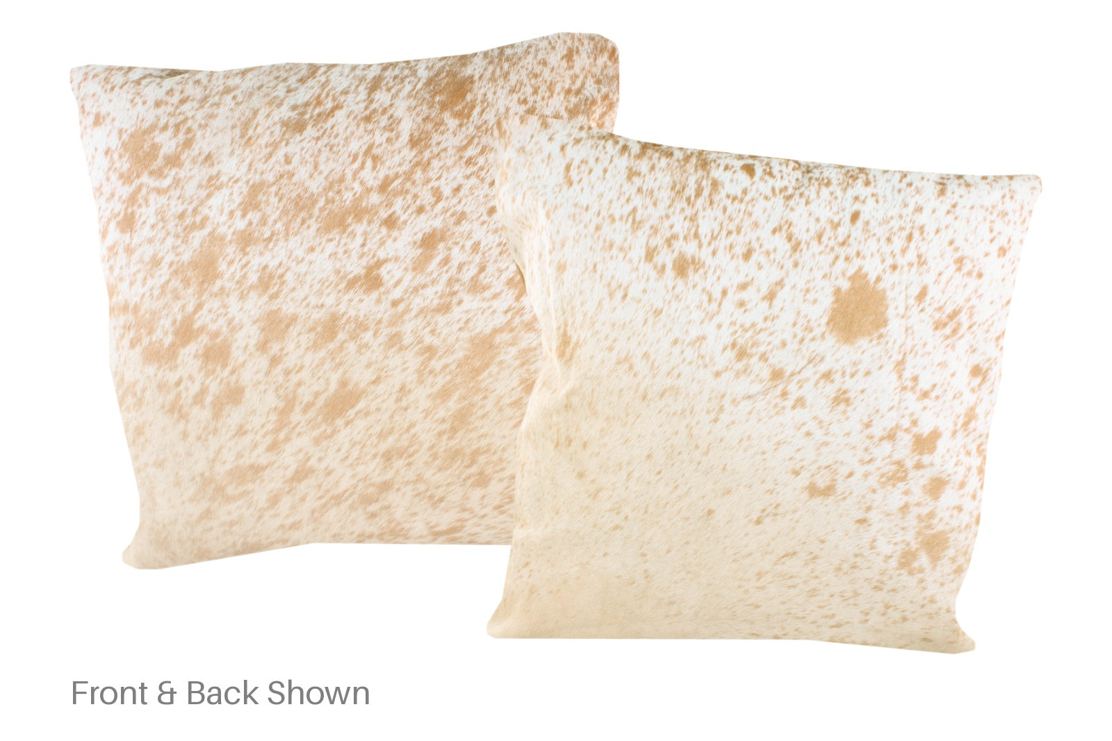 Salt and Pepper Brown Cowhide Pillow #A50241