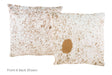 Salt and Pepper Brown Cowhide Pillow 20x20 #A50242 by Hudson Hides