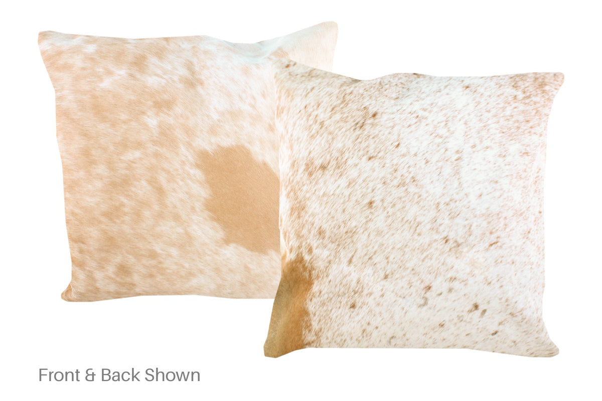 Salt and Pepper Brown Cowhide Pillow #A50243