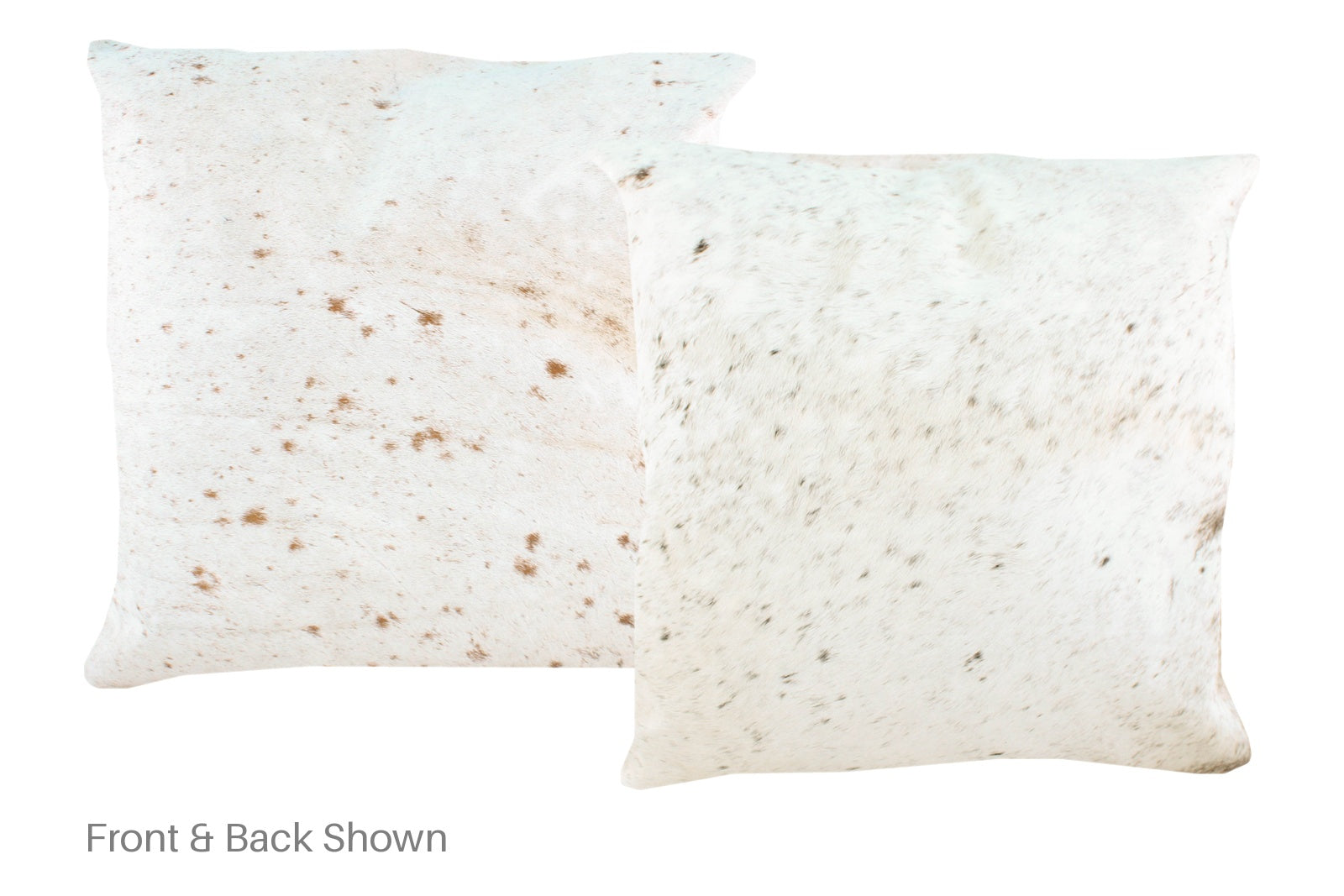 Salt and Pepper Brown Cowhide Pillow #A50244