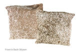 Salt and Pepper Brown Cowhide Pillow 20x20 #A50248 by Hudson Hides