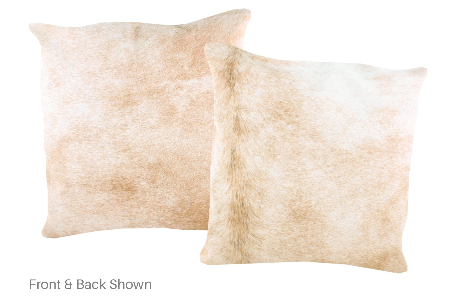 Beige Cowhide Pillow #A50249