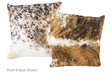 Tricolor Cowhide Pillow 20x20 #A50263 by Hudson Hides
