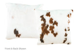 Tricolor Cowhide Pillow 20x20 #A50264 by Hudson Hides