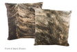 Dark Brindle Cowhide Pillow 20x20 #A50266 by Hudson Hides