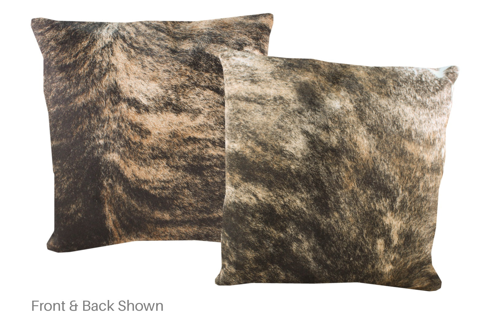 Dark Brindle Cowhide Pillow #A50266