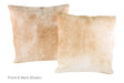 Beige Cowhide Pillow 20x20 #A50268 by Hudson Hides