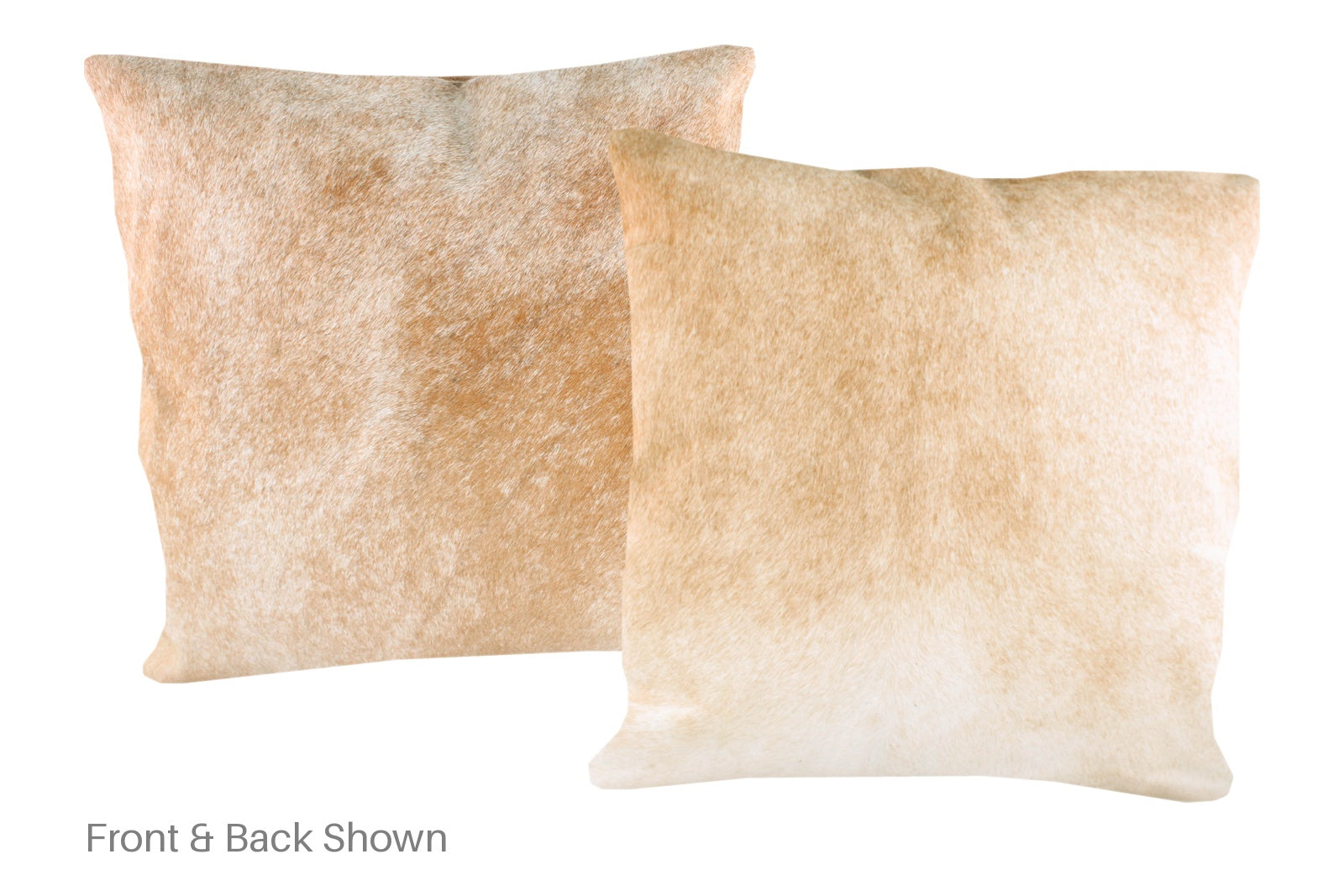 Beige Cowhide Pillow #A50268