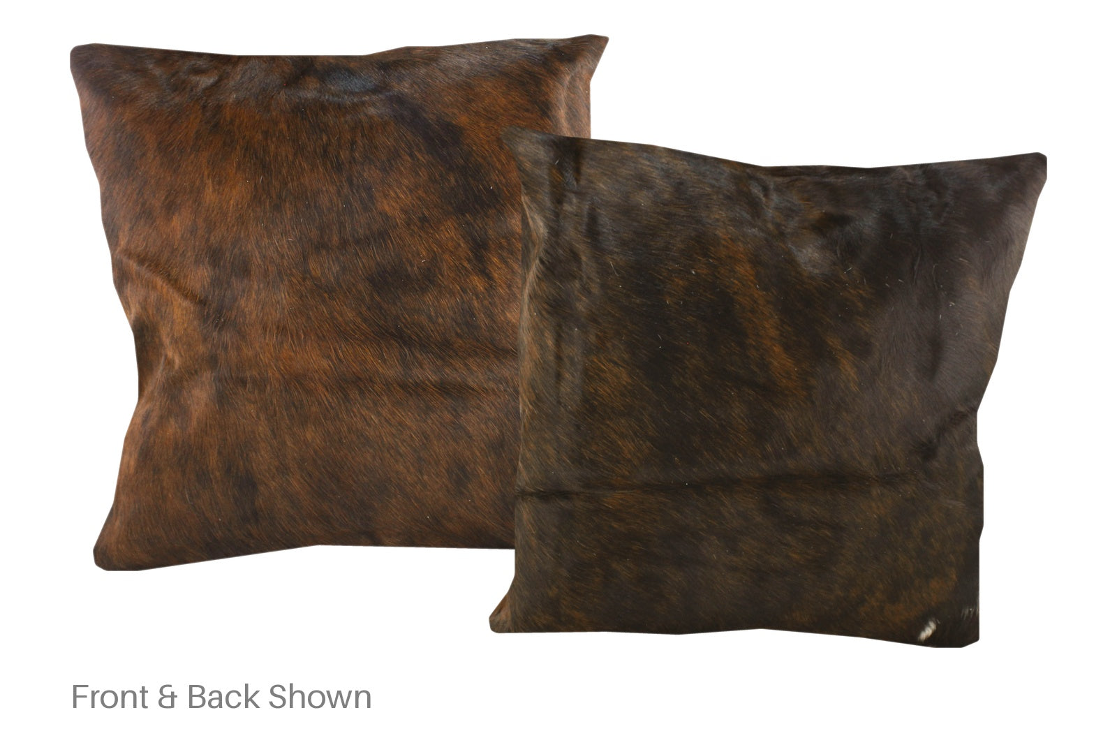 Dark Brindle Cowhide Pillow #A50269
