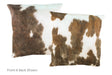 Tricolor Cowhide Pillow 20x20 #A50273 by Hudson Hides