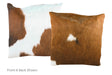 Tricolor Cowhide Pillow 20x20 #A50275 by Hudson Hides