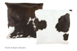 Black and White Cowhide Pillow 20x20 #A50277 by Hudson Hides