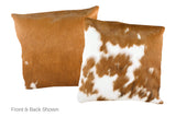 Tricolor Cowhide Pillow 20x20 #A50283 by Hudson Hides