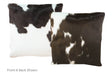 Black and White Cowhide Pillow 20x20 #A50287 by Hudson Hides