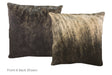Dark Brindle Cowhide Pillow 20x20 #A50288 by Hudson Hides