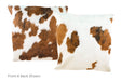 Tricolor Cowhide Pillow 20x20 #A50289 by Hudson Hides