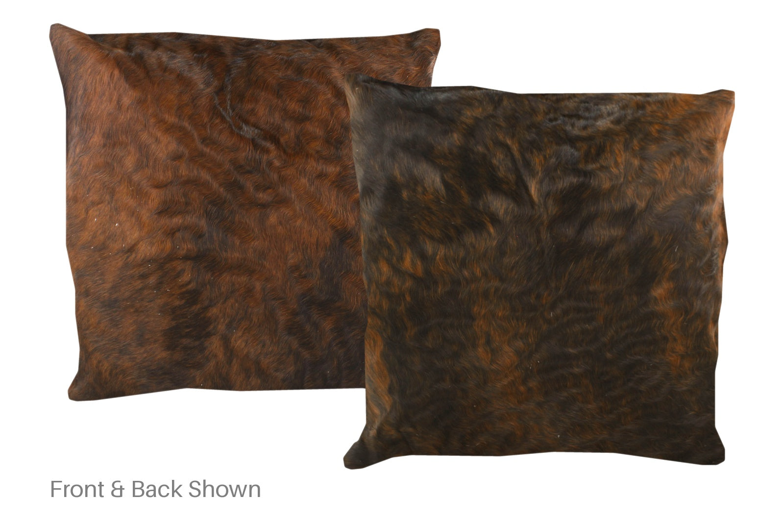Dark Brindle Cowhide Pillow #A50291