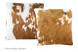 Tricolor Cowhide Pillow 20x20 #A50292 by Hudson Hides
