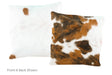 Tricolor Cowhide Pillow 20x20 #A50297 by Hudson Hides