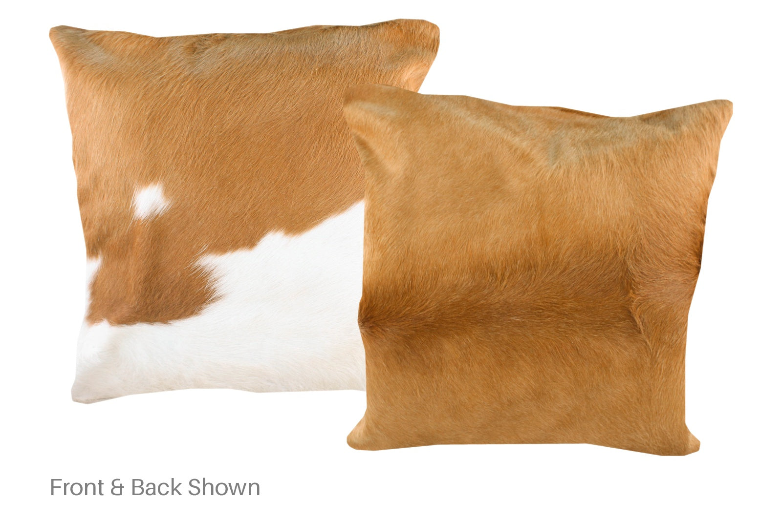 Brown and White Cowhide Pillow #A50301