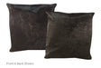 Solid Black Cowhide Pillow 20x20 #A50302 by Hudson Hides