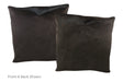 Solid Black Cowhide Pillow 20x20 #A50303 by Hudson Hides