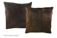 Dark Brindle Cowhide Pillow 20x20 #A50313 by Hudson Hides