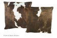 Chocolate Cowhide Pillow 20x20 #A50321 by Hudson Hides