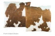 Chocolate Cowhide Pillow 20x20 #A50323 by Hudson Hides