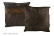 Dark Brindle Cowhide Pillow 20x20 #A50326 by Hudson Hides