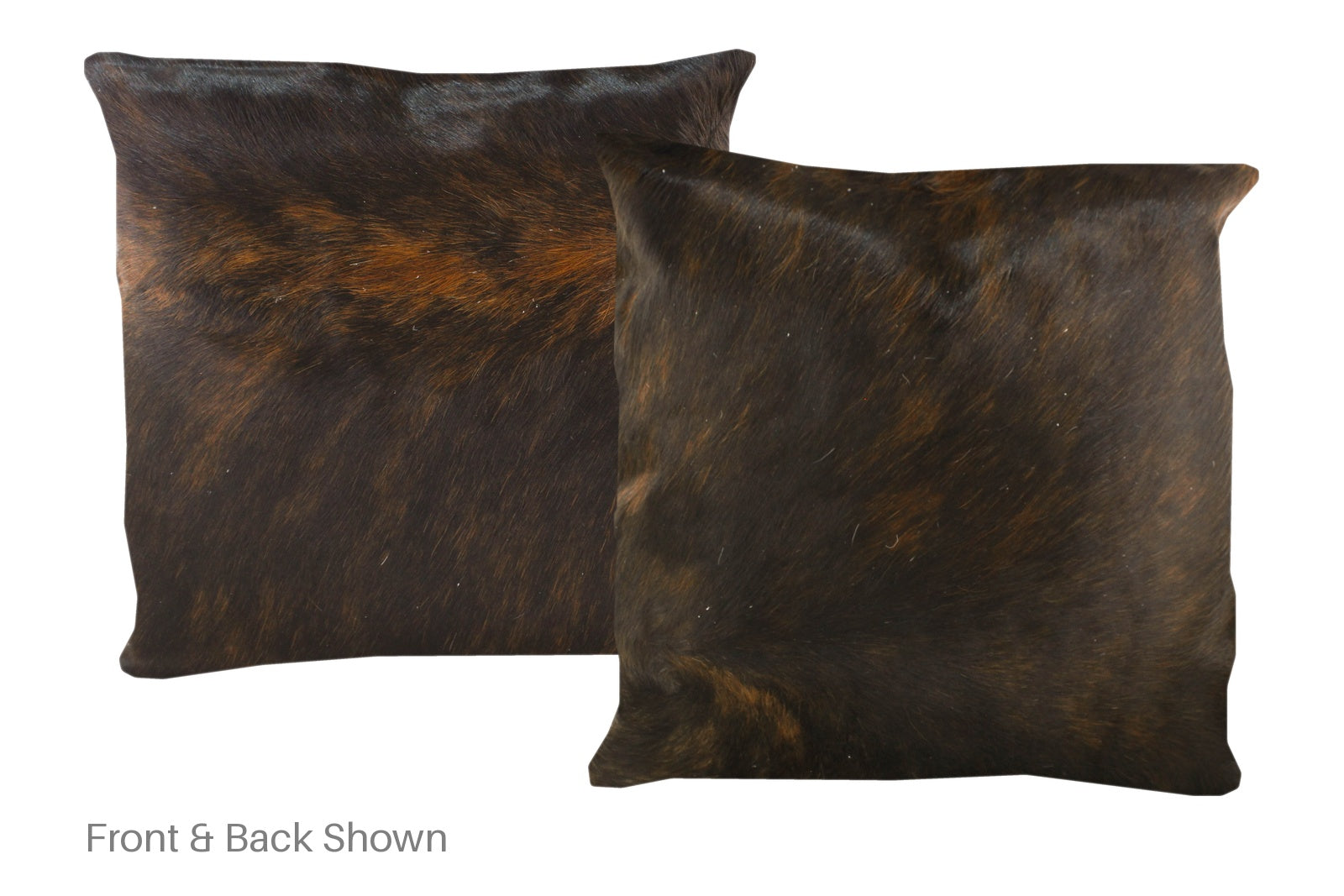 Dark Brindle Cowhide Pillow #A50326