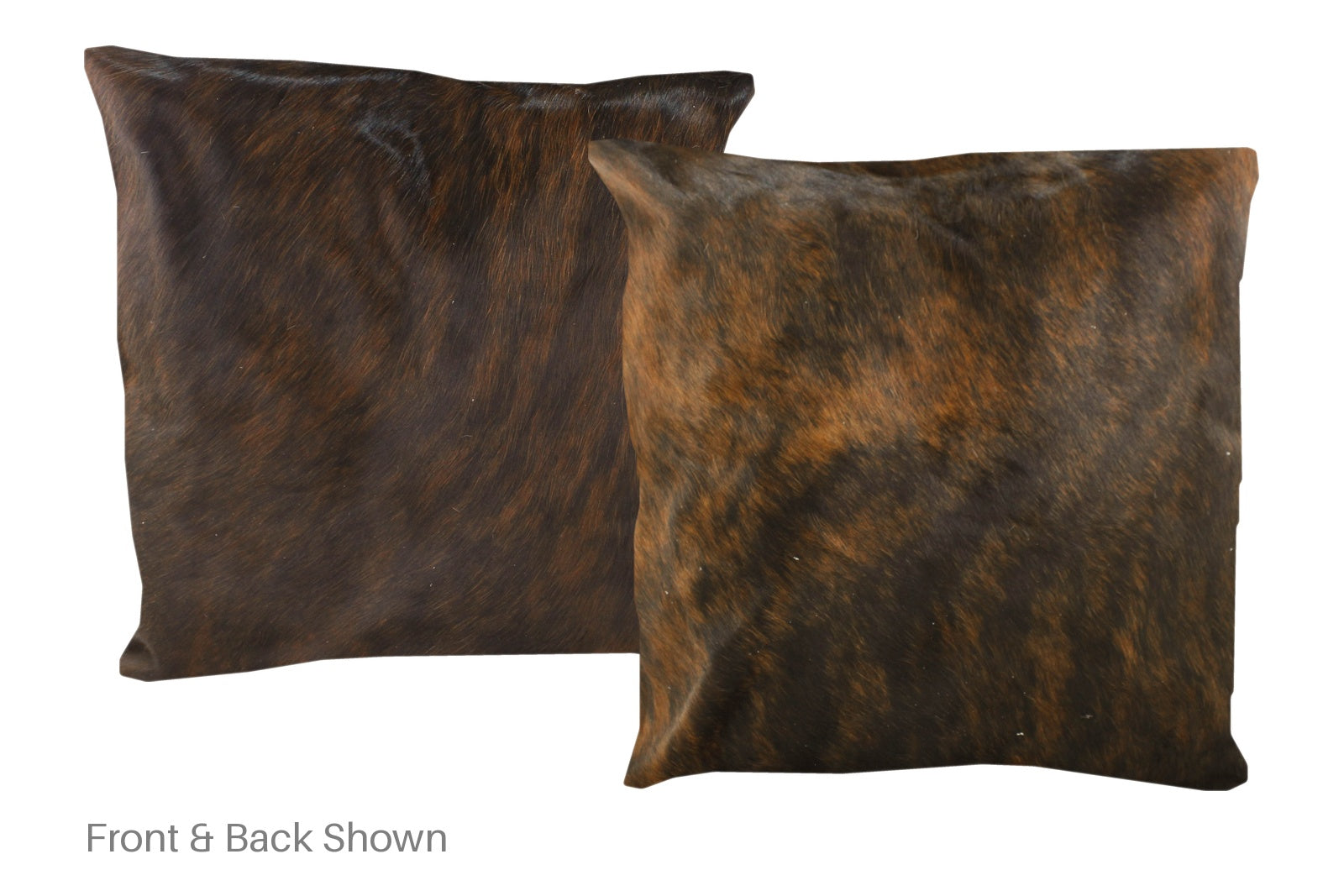 Dark Brindle Cowhide Pillow #A50327