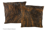 Medium Brindle Cowhide Pillow 20x20 #A50329 by Hudson Hides
