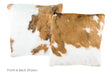 Tricolor Cowhide Pillow 20x20 #A50334 by Hudson Hides