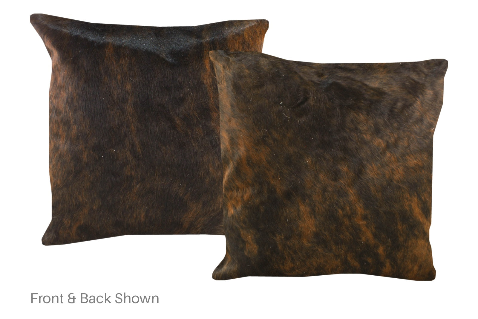 Dark Brindle Cowhide Pillow #A50335