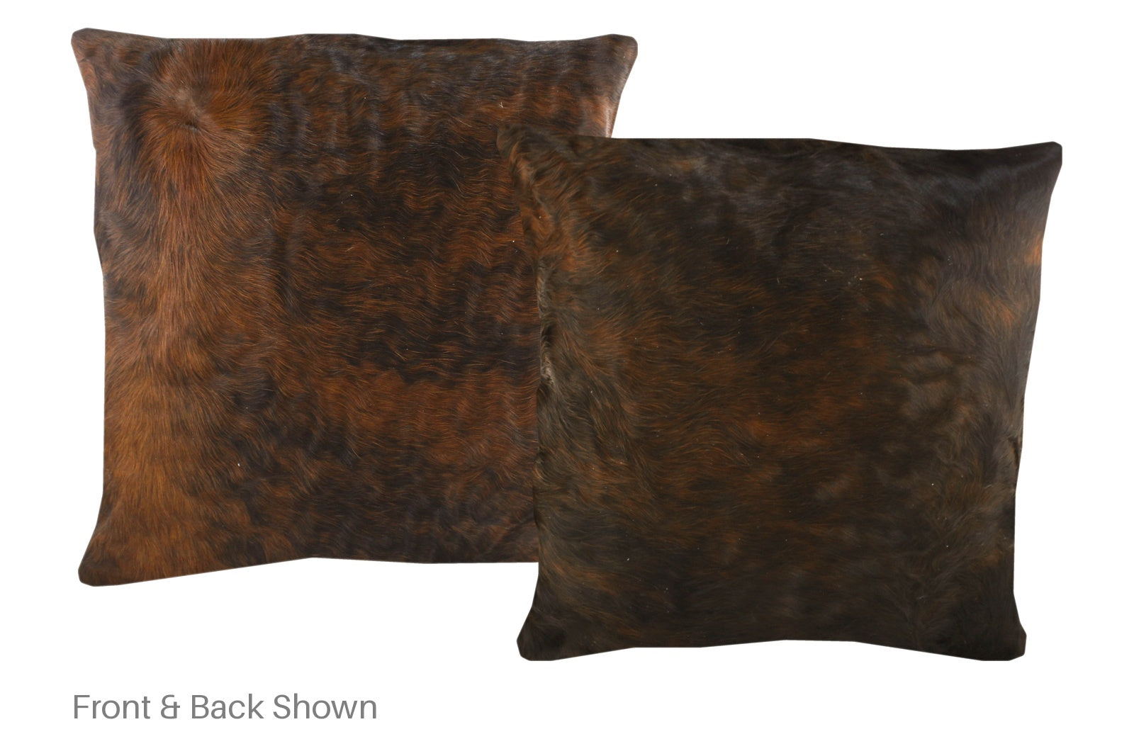Dark Brindle Cowhide Pillow #A50336