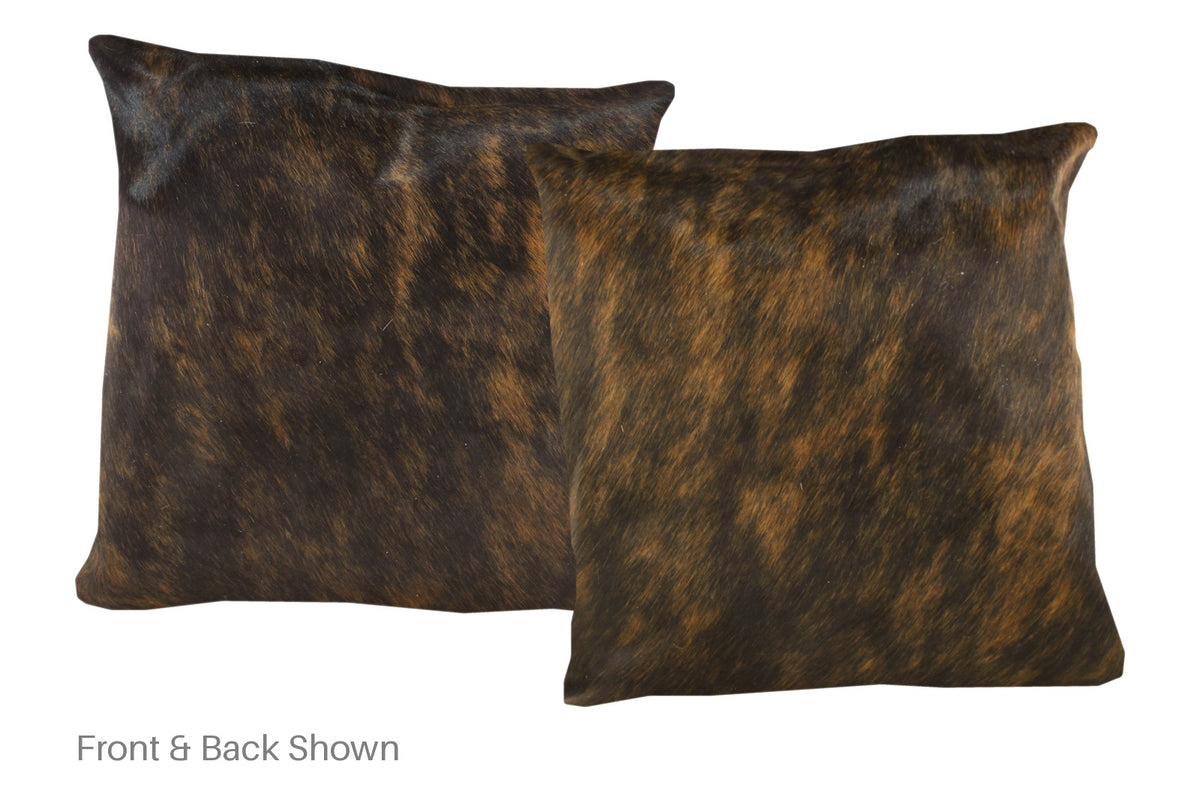 Dark Brindle Cowhide Pillow #A50338
