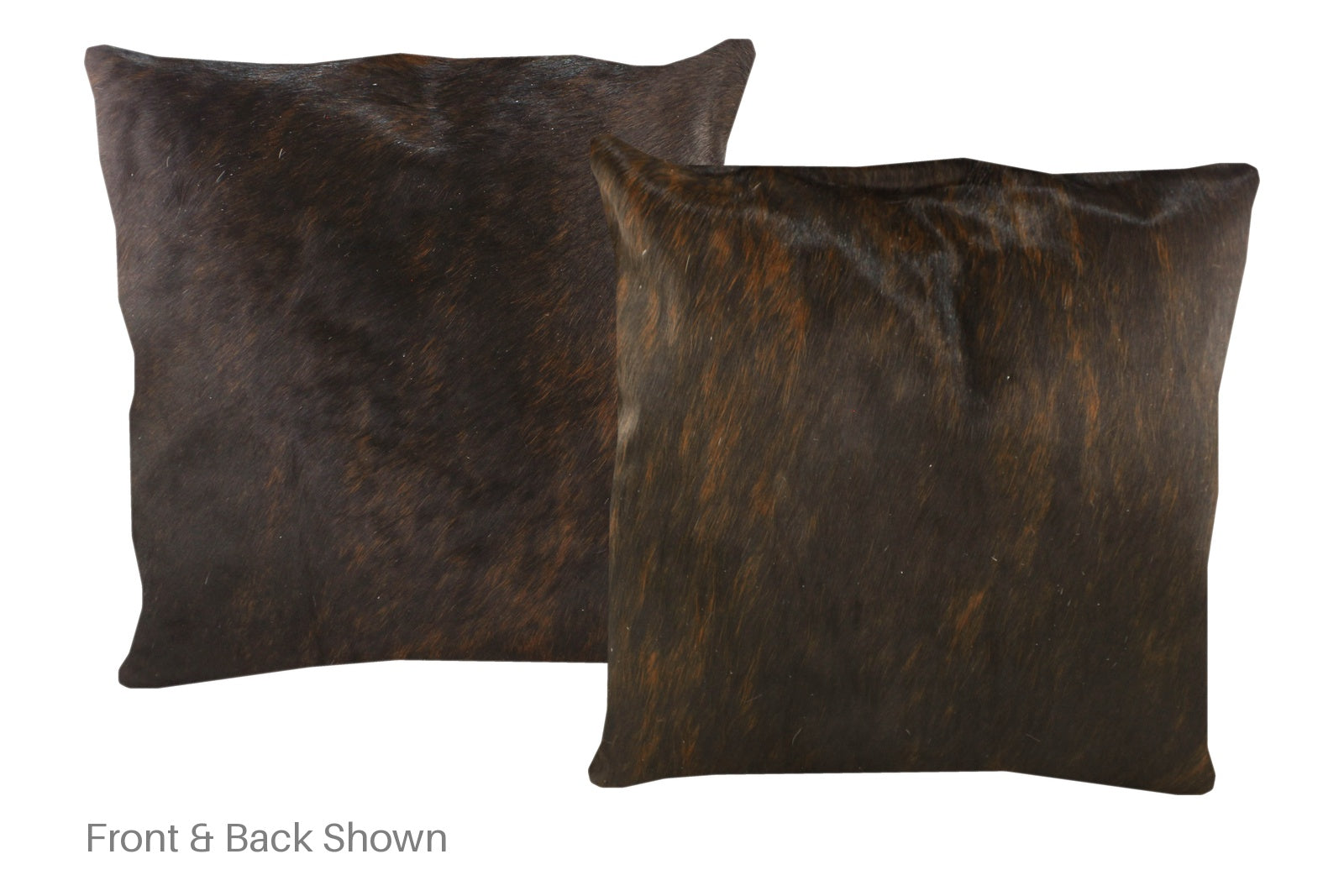 Dark Brindle Cowhide Pillow #A50341