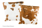 Tricolor Cowhide Pillow 20x20 #A50342 by Hudson Hides