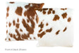 Tricolor Cowhide Pillow 20x20 #A50344 by Hudson Hides