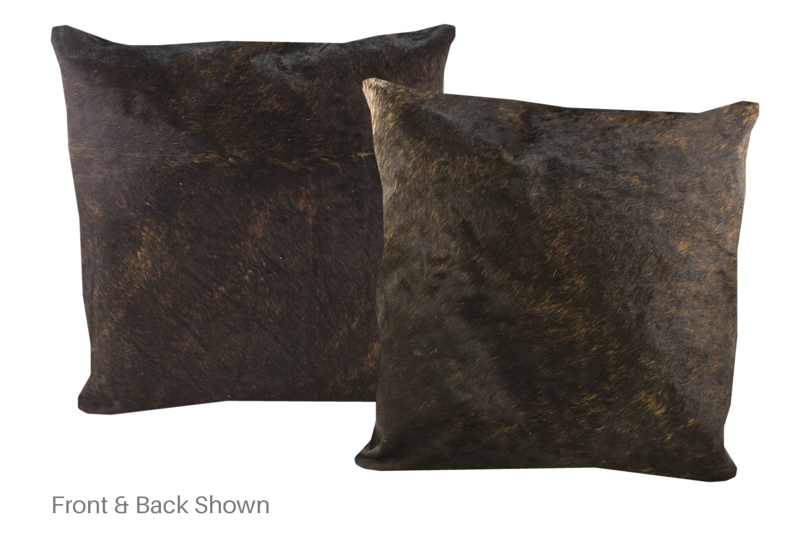 Dark Brindle Cowhide Pillow #A50359