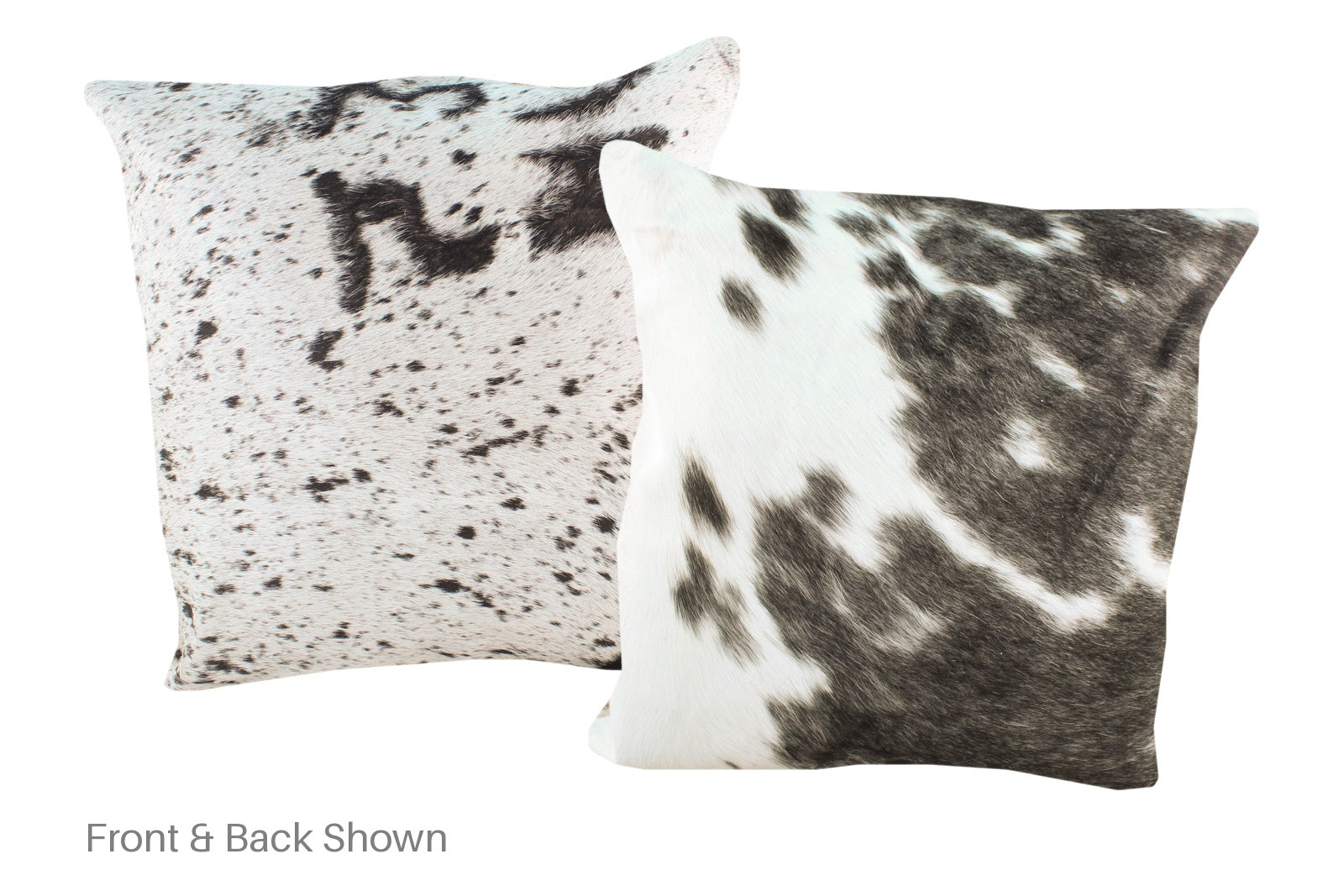 Black and White Cowhide Pillow #A50365