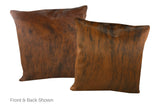 Medium Brindle Cowhide Pillow 20x20 #A50372 by Hudson Hides