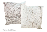 Salt and Pepper Black Cowhide Pillow 20x20 #A50377 by Hudson Hides