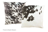 Black and White Cowhide Pillow 20x20 #A50379 by Hudson Hides